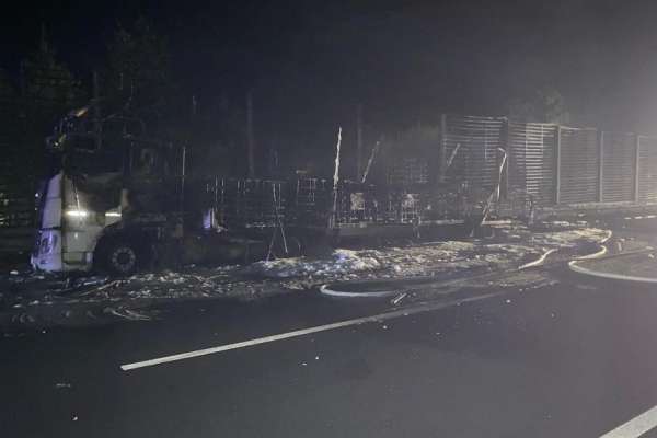 В Баварии сгорел грузовик под управлением белоруса В Баварии сгорел грузовик под управлением белоруса