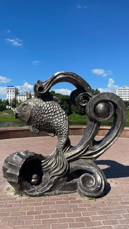 Как золотая рыбка в Витебске утонула